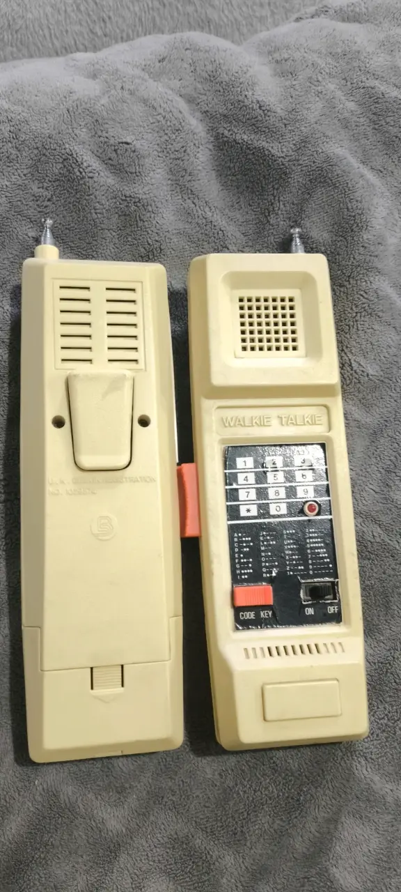 Walkie Talkie Vintage, Años 80's, Funcionando - 4