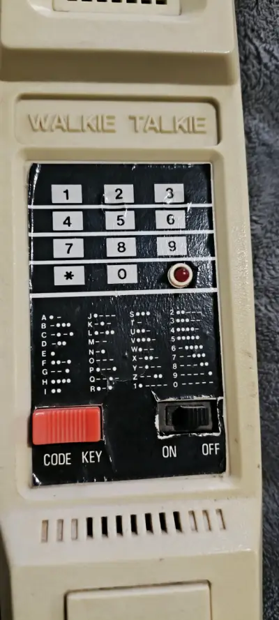 Walkie Talkie Vintage, Años 80's, Funcionando - miniatura 5