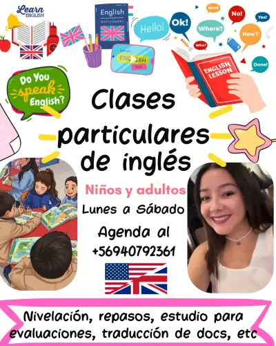 Aviso de clases de inglés - miniatura 2