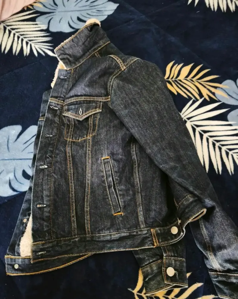 Chaqueta de mezclilla azul - 3