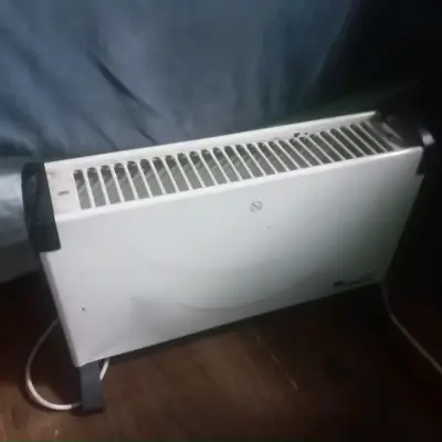 Calefactor eléctrico blanco - miniatura 1