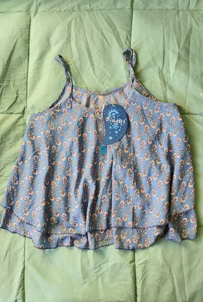 Blusa azul estampada Blugirl - miniatura 1