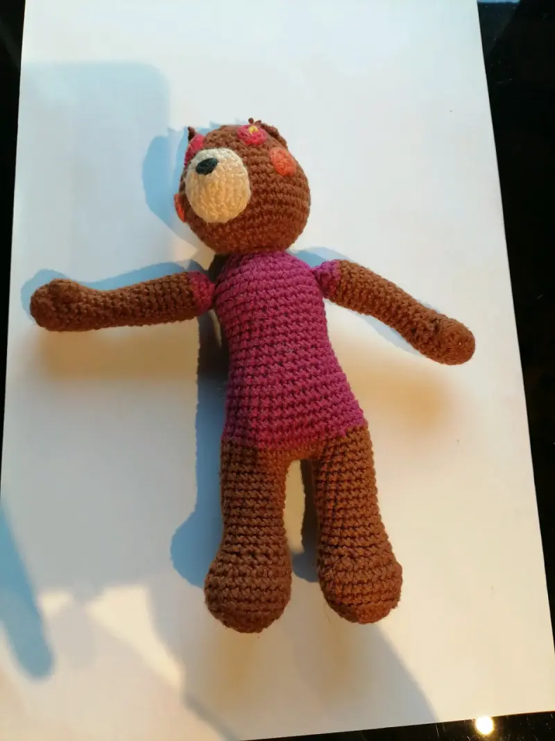 Osito tejido a crochet