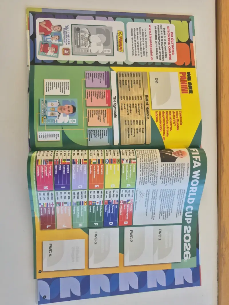 Álbum oficial Panini Mundial 2026. TAPA PLATEADA - 3