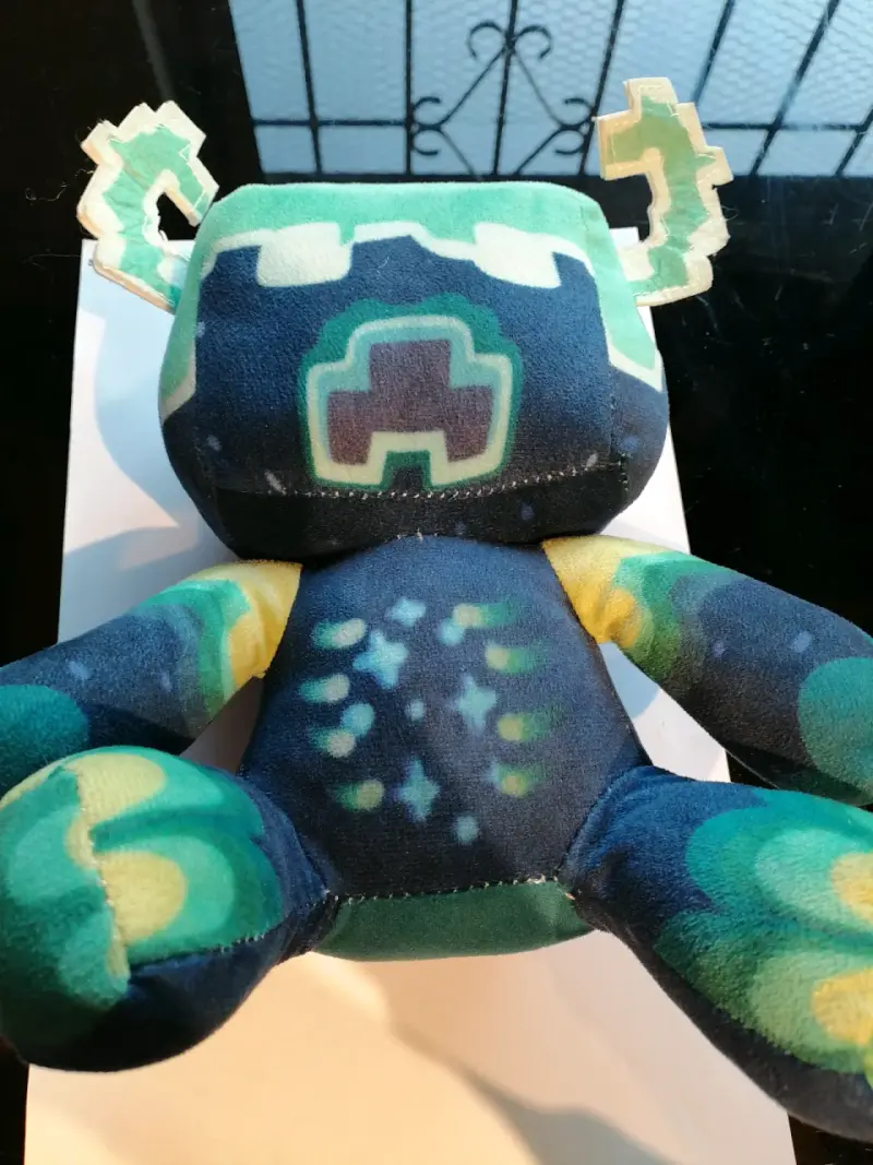 Peluche de coloridas estrellas minecraft