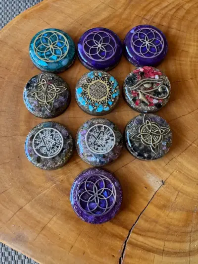 Orgones por mayor, surtidos en diseño, tamaño 4 cm - miniatura 1