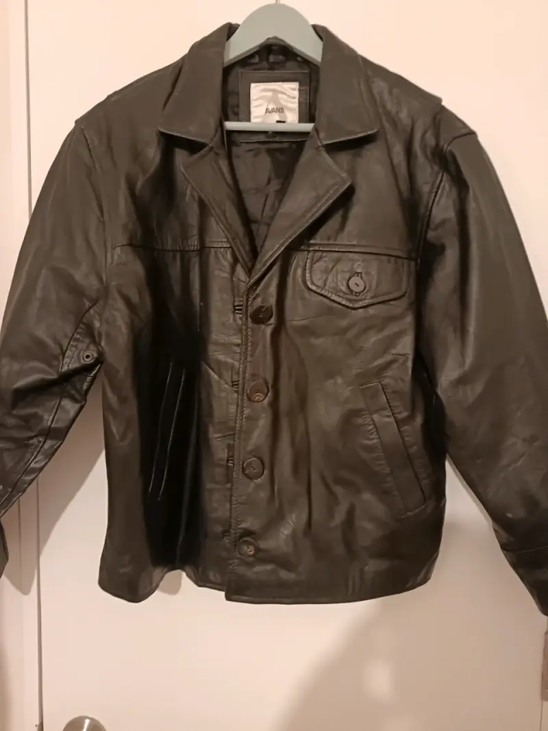 Chaqueta Saco de Cuero Vintage Avanti - 1