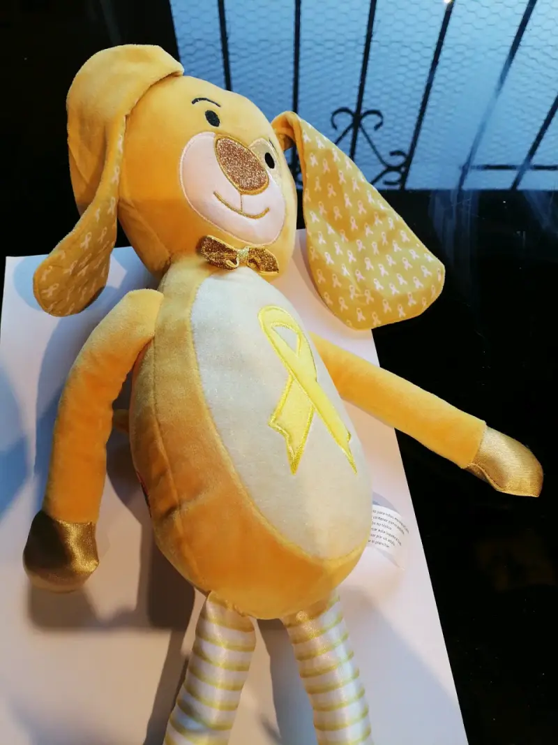 Peluche perro Goldy Duende Mágico