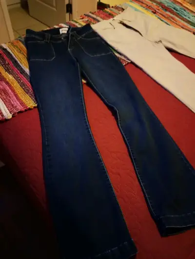 Pantalón beige Éfesis , pantalón jean wados - miniatura 2