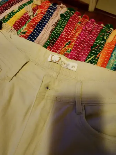 Pantalón beige Éfesis , pantalón jean wados - miniatura 4