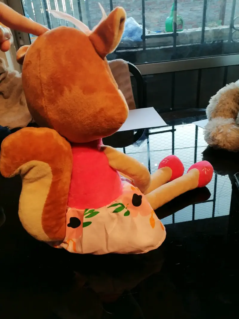 Peluche de ciervo con vestido - 2