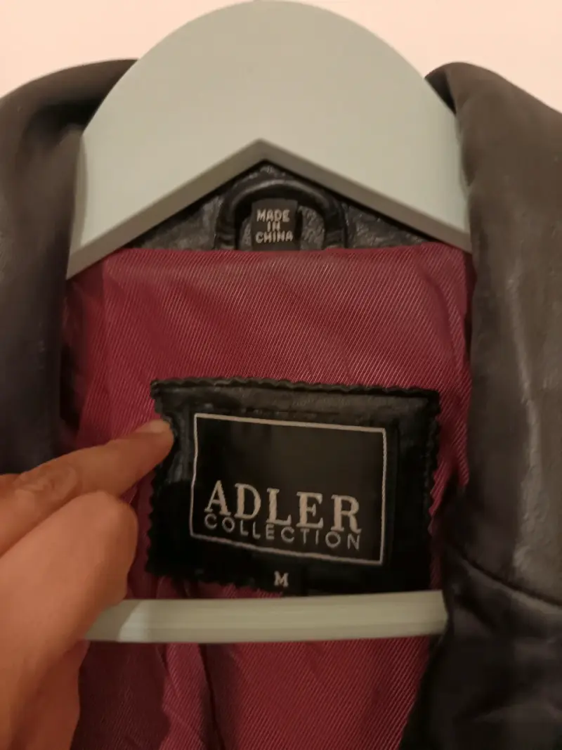 Chaqueta Blazer de Cuero Vintage Adler Collection - 2