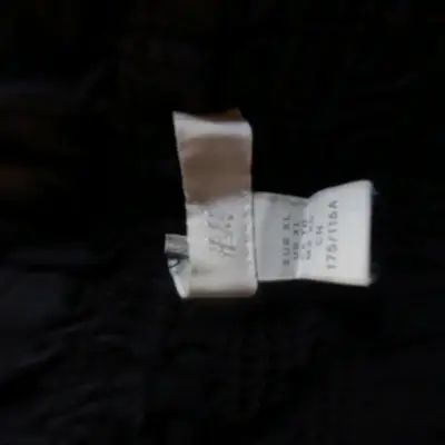 Vestido largo negro  strapless fruncido - miniatura 5