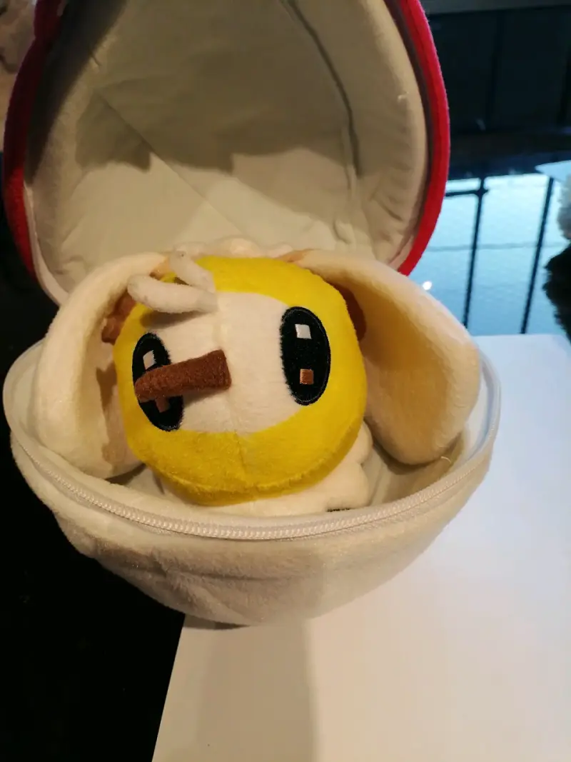 Peluche amarillo en forma d animal colibri pokemon - 1