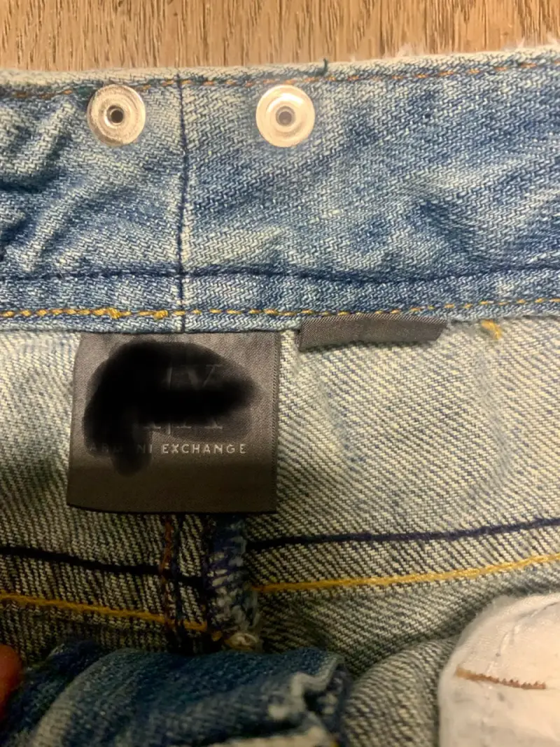 Jeans azules desgastados Armani exchange - 4