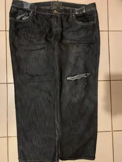 Jeans negros desgastados type southpole - miniatura 1