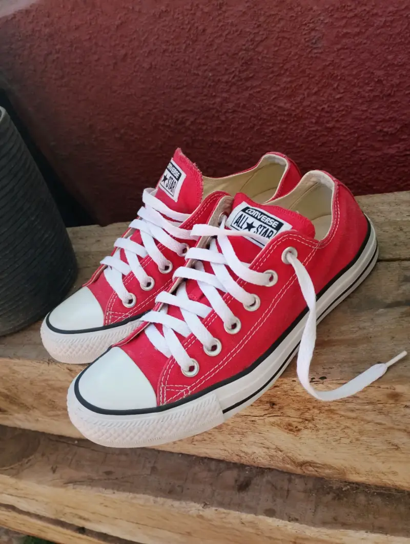Zapatillas rojas Converse All Star - 1