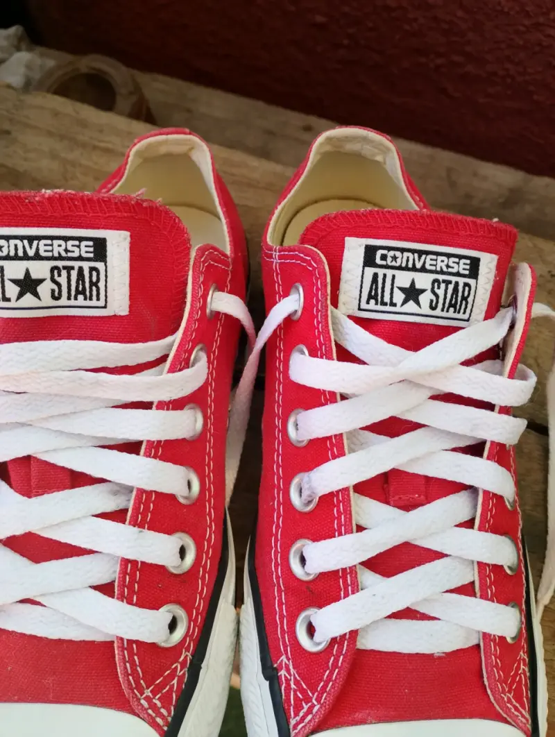 Zapatillas rojas Converse All Star - 5