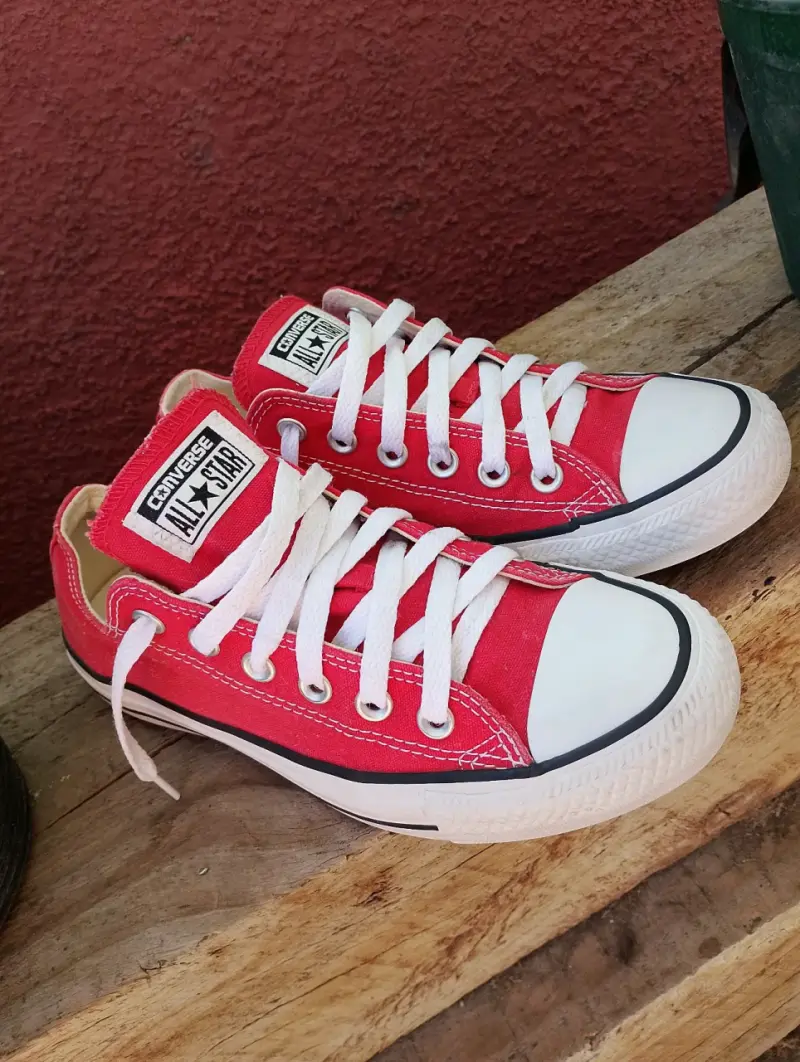 Zapatillas rojas Converse All Star - 6
