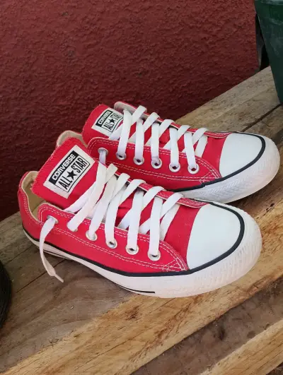 Zapatillas rojas Converse All Star - miniatura 6