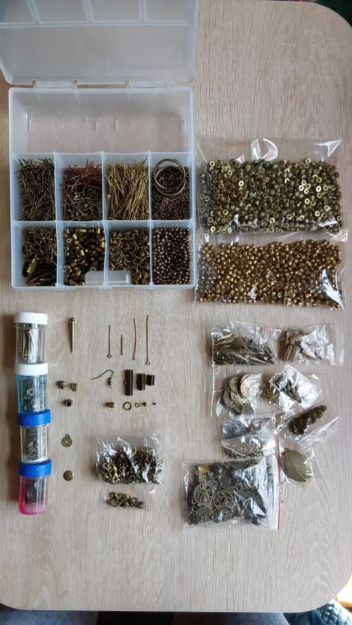 Set de accesorios bisutería (fantasía cobre bronc) - 2