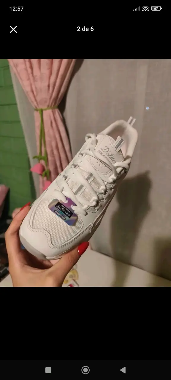 Zapatillas blancas deportivas Skechers - 2