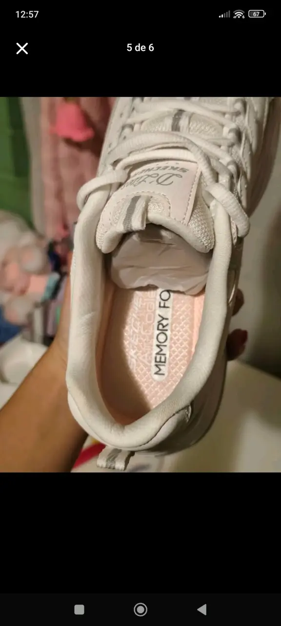 Zapatillas blancas deportivas Skechers - 4