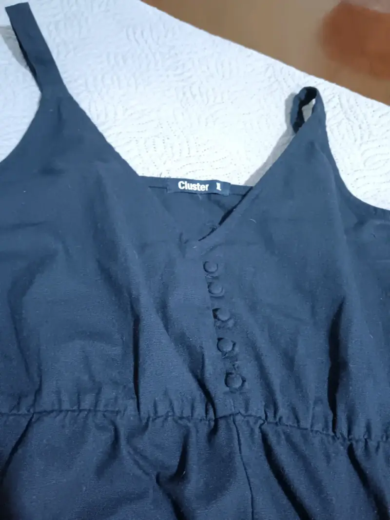 Vestido negro sin mangas - 3