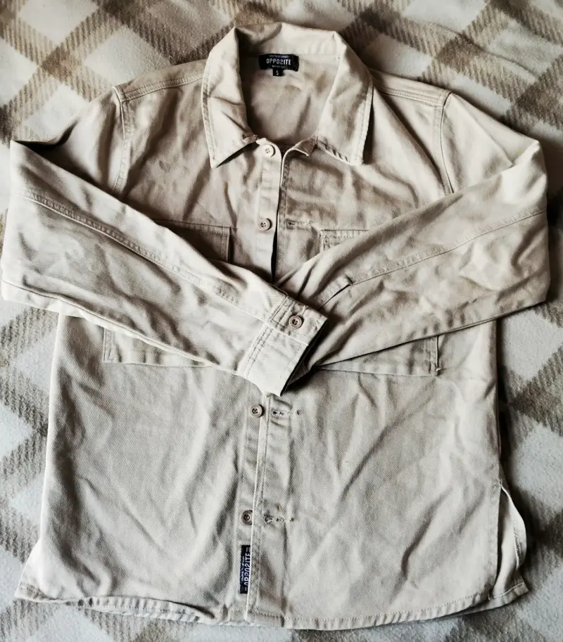 Chaqueta de tela beige Opposite