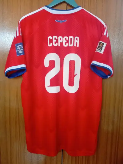 Camiseta roja selección Chile XL, L y M - miniatura 3