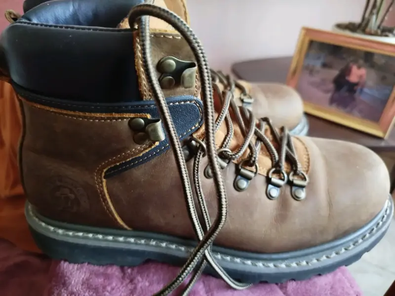 Botas de cuero marrón - 1
