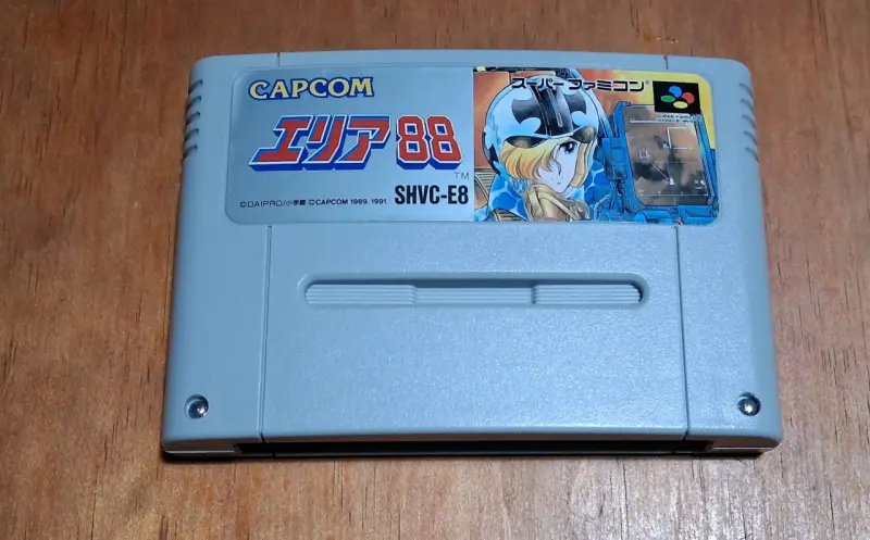 Cartucho Super Famicom Area 88 - 1