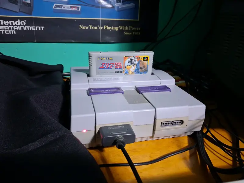 Cartucho Super Famicom Area 88 - 4