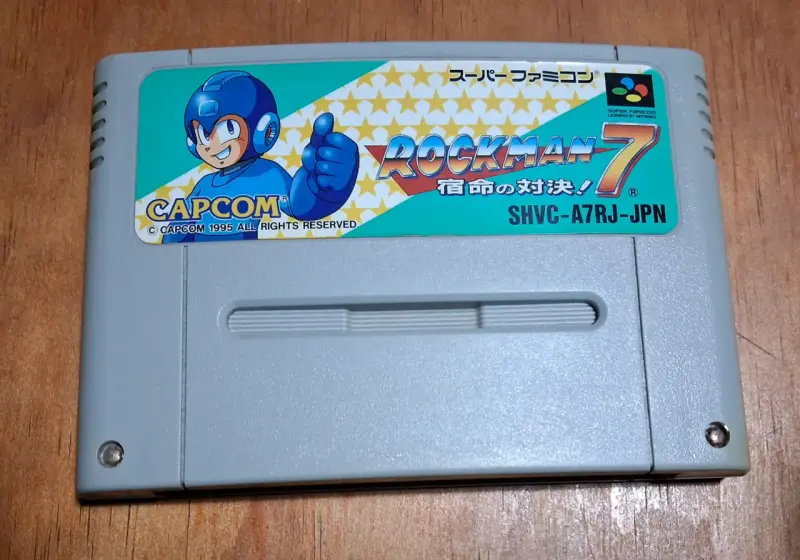 Cartucho Super Famicom Rockman 7 - 1