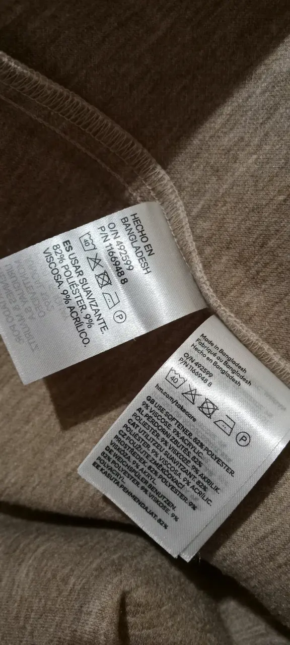 Chaqueta beige mujer talla XXL - 6