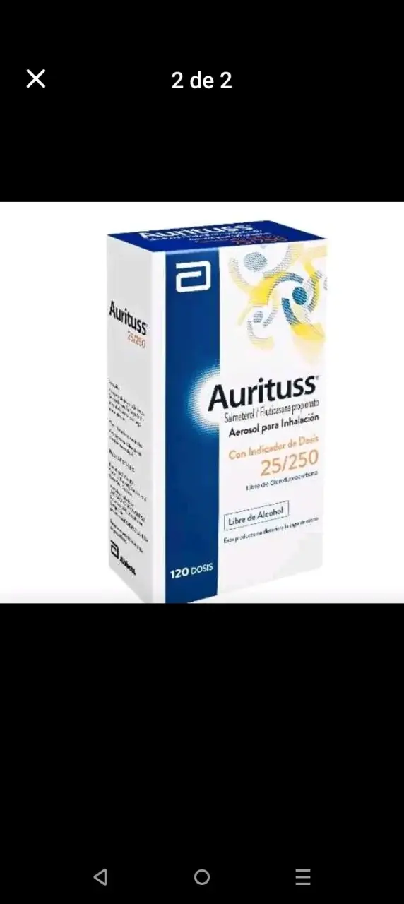 Inhalador Salbutamol 100 mcg - 2