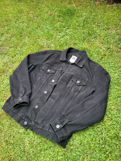 Chaqueta de mezclilla negra americanino - miniatura 1