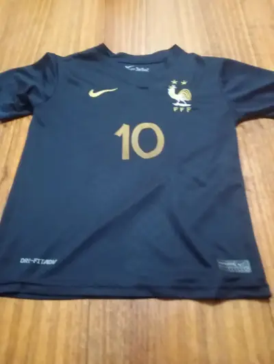 Camiseta fútbol azul número 10 - miniatura 1