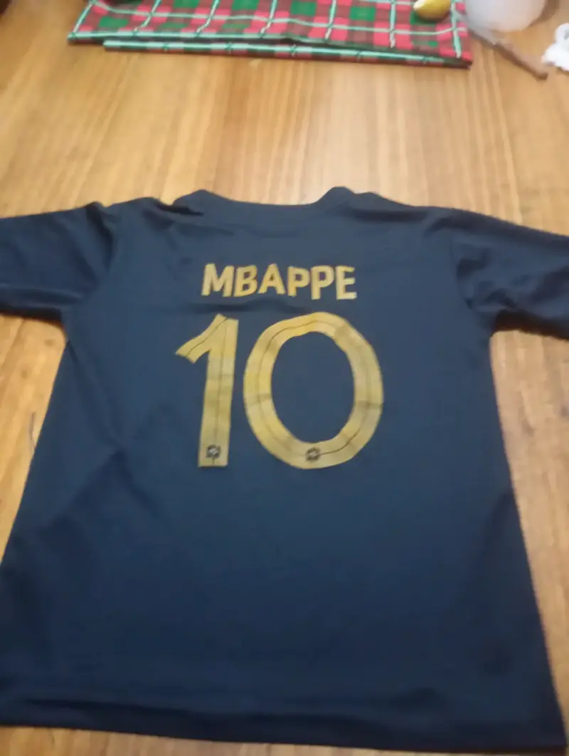 Camiseta fútbol azul número 10 - 2