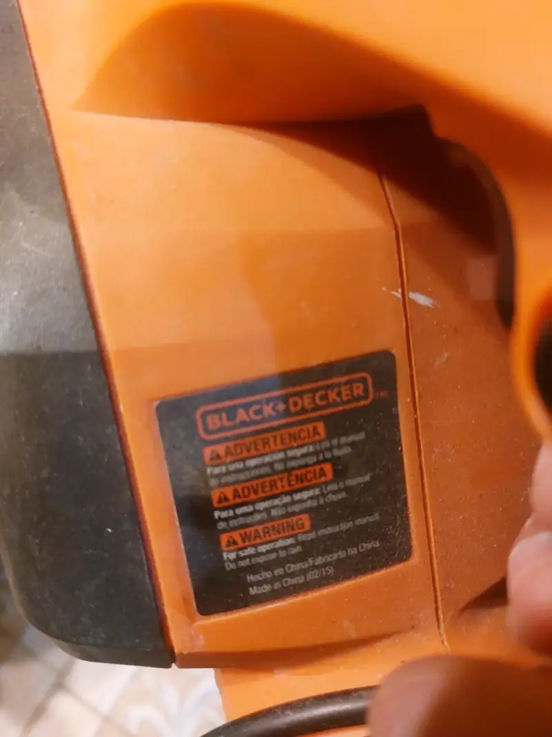 Cepillo eléctrico naranja - 5