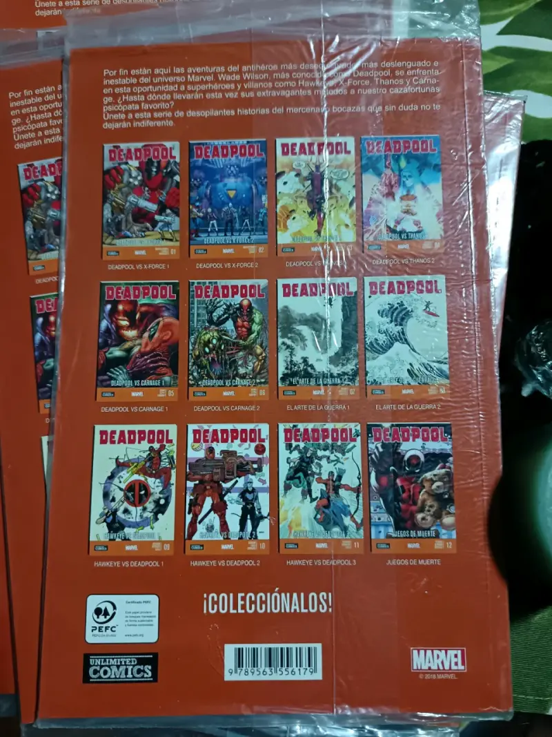 Colección Comics Deadpool vs Thanos - 5