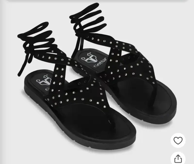 Sandalias negras - 1