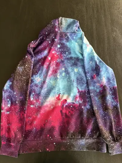 Polerón  estampado galaxia de estrellas - miniatura 2