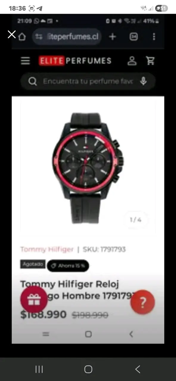 Reloj Tommy Hilfiger Análogo Hombre 1791793 - 4