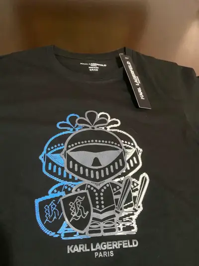 Poleras negra Emporio Armani EA7 karl lagerfeld - miniatura 3