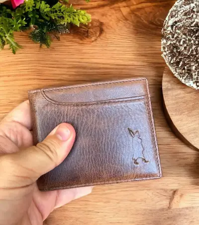 Billetera cuero genuino CHOSKIAI - miniatura 1
