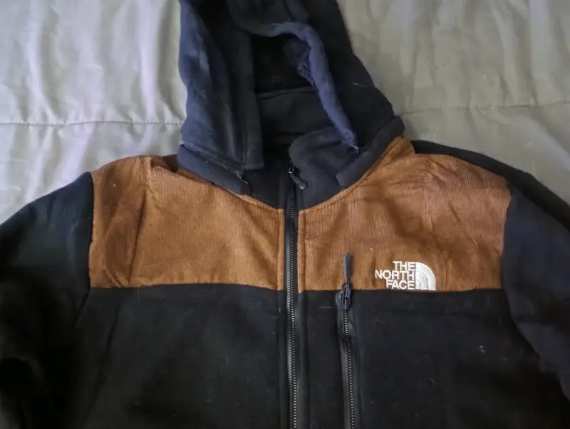 Chaqueta The North Face negra y café - 2