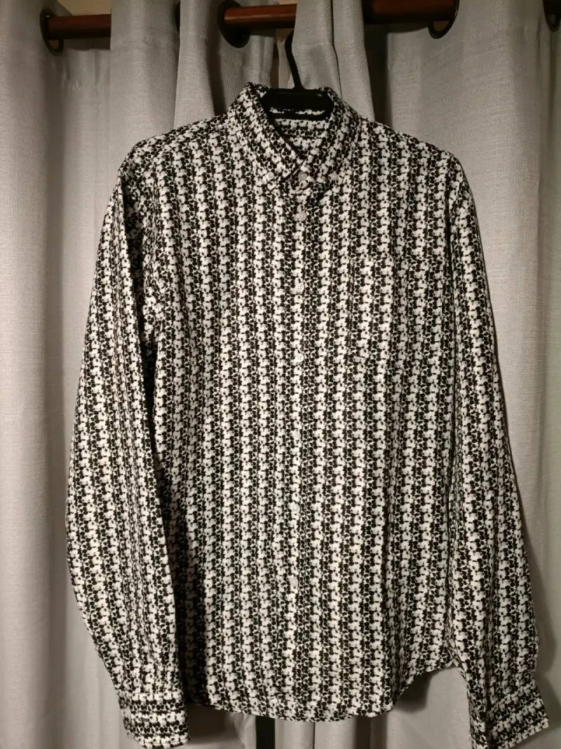 Camisa manga larga estampada