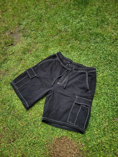 Short cargo negro - miniatura 1