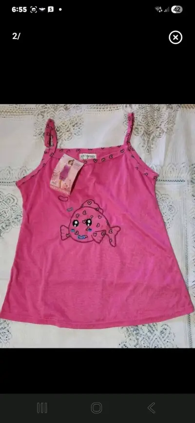 Pijama  rosado con estampado - miniatura 2